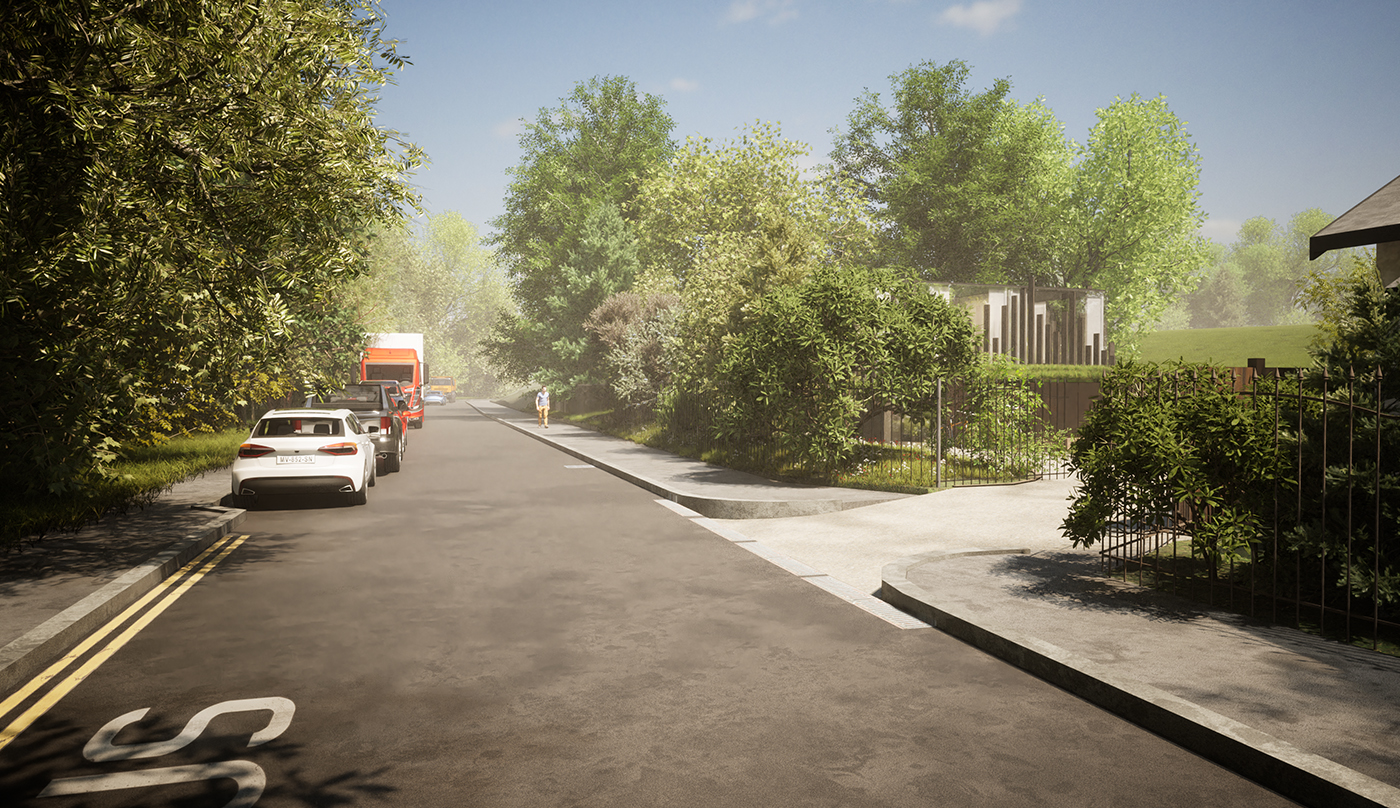 Accurate visual representation from the street